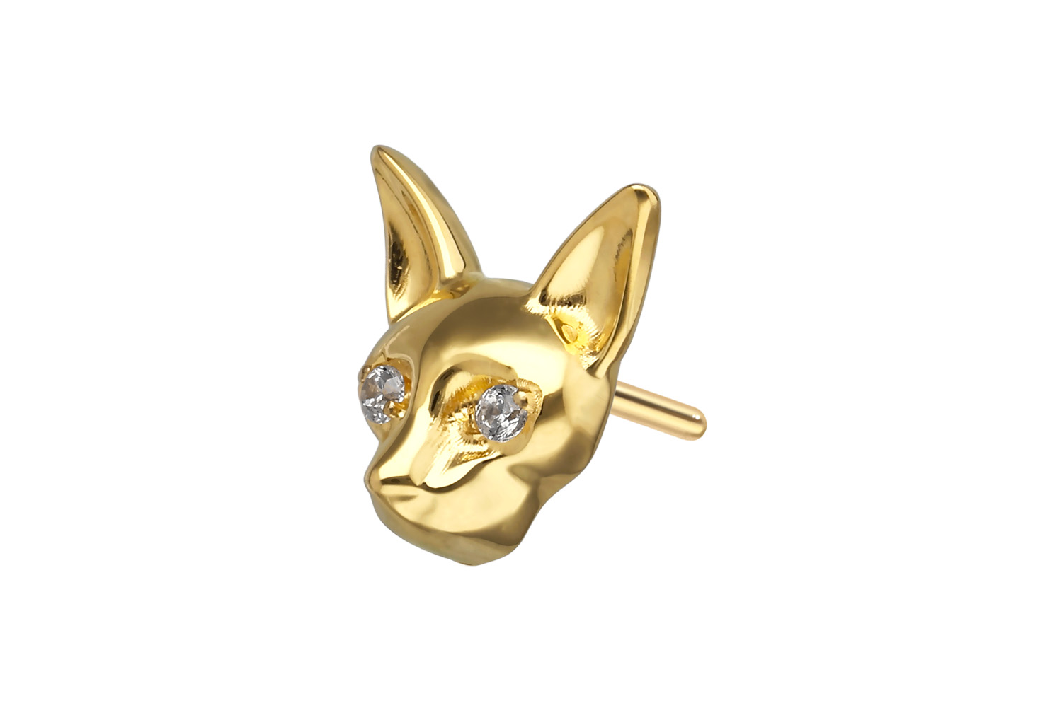 Titan Aufsatz mit Push Pin BASTET | GO = Goldfarben | KK = Kristallklar | PFT7127_[293870]